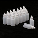 20 Pieces 30ML Empty Refillable Plastic Squeezable Dropper Bottle Portable Eye