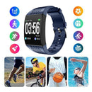 Smart Watch Fitness Tracker Heart Rate Monitor IP68 Sport Smartwatch Blue