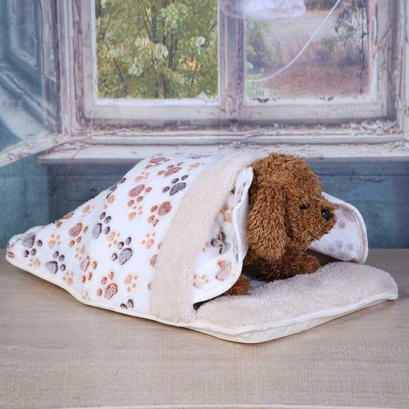 Pet House Bed Foldable Soft Autumn Winter Warm Sleeping Dog Bed Cat Bed(1)