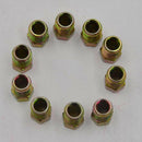 10 Packs 10mmx1mm Brake Pipe Screw Nuts For Braking Steel