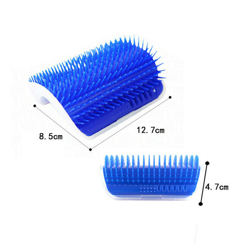 Lovely Dog Cat Pet Self Groomer Wall Corner Massage Comb Grooming Hair Brush New