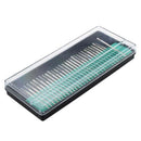 30Pcs 2.3mm Shanks Diamond Drill Bits for Nail Drills A6N2