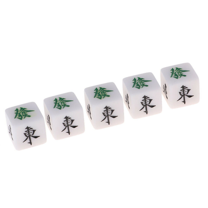 Board Game Mahjong Dices East West Southeast Northwest Mid Direction 6-Die for