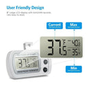 Refrigerator Thermometer, Waterproof Mini Freezer Thermometer, Digital Ther