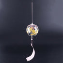 Creative Japanese Handmade Glass Painting and Wind Chimes Door Decoration G U5W8