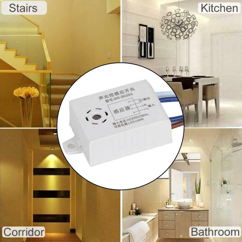 1-40W LED Automatic Sound Light Control Sensor Intelligent Ceiling  New