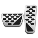 Gas And Brake Pedal Cover Auto Stainless Steel Foot Pedal Pad Kit For 2018-