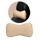 Beige Universal Auto  Pillow Neck Rest Headrest
