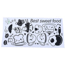 Fridge Coffee Stickers Removable Wall Stickers Room Wall Kitchen Stick OZ