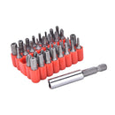 Security Tamper Proof Bit Set 33Pc Star Spanner Wing Screwdriv Magnetic  3C