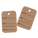 100Pcs Merchandise Display Price Tags Wedding Label Price Tags With String 20 Nw