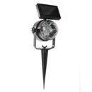 Solar Colorful Rotating LED Projector Lights Outdoor Garden Lawn Lamp Bulb Light