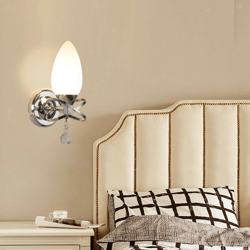 House Wall Lamps E27 Premium Lampshade Entryway Bedside Wall Sconces Decor