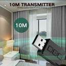 USB Bluetooth 5.0 Transmitter Receiver, 2-in-1 Mini Wireless Audio Adapter,