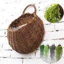 Artificial Flowers Wall Mounted Basket Wall hanging plant pots Wicker Wall  Y8T9