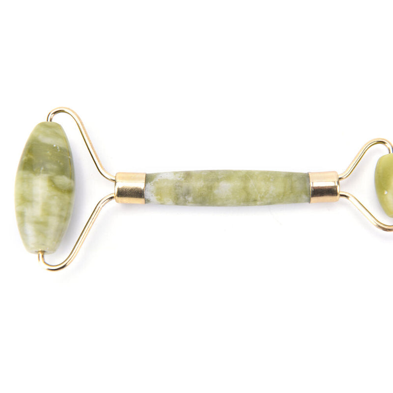 Natural Jade Guasha Facial Beauty Massage Tool Jade Roller Face Thin Massager BX