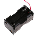 2 Pieces AA Battery Holder Case Slot Holder Plastic Storage Box for RC Parts