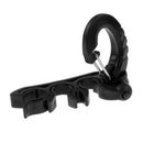 2X Scuba Diving BCD Triple Hose Holder Retainer & Rotatable Foldable Spring Snap