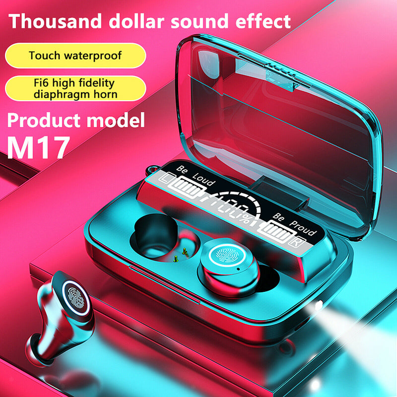 M17 Bluetooth 5.1 Headset TWS Wireless Earphones Mini Earbuds Stereo Headphones
