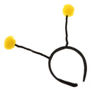 Kids Alien Antenna Boppers Headband Eyes Tentacles UFO Bee Ladybird Yellow