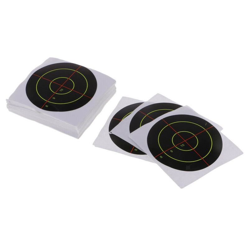 100pcs Diameter 3'' Self adhesive Splatter & Reactive Targets