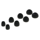 4 Pair Replacement Ear Pad Eartips Silicone Earbuds Tips For Earphones Black