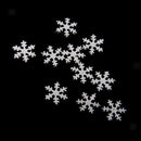 20 Pcs Mixed Rhinestone Snowflake Buttons Embellishments for Craft Buttons