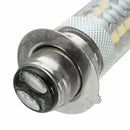 2x P15D P15D-25-1 H6M 6000K 80W 16 LED Headlight Projector Motorcycle Hi/Lo Bulb