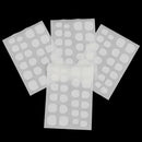 240pcs Double-side Adhesive Tips White False Nails Tool Nail Glue Tool~