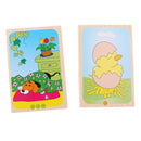 Children Story Telling Puzzle Wood Board Kids Educational Toys Creative Gift