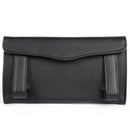 Car Sun Visor Tissue Box PU Leather Paper Napkin Cover Auto Styling (Black)