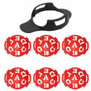 6-in-1 Golf Ball Marker Template Drawing Alignment Marks Sign Training Tool Delu