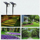 7 Led Variable Light 200 Degree Adjustable Ip55 Waterproof Solar Spotlight