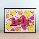 DIY Letter hello Shape Cutting Dies Stencil Scrapbooking Embossing Template A
