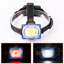 High Power COB LED Headlight Wide angle Headlamp Removable USB Torch outdoor BX