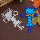 cheerleaders Metal Cutting Dies Stencil DIY Scrapbook Paper Card Craft