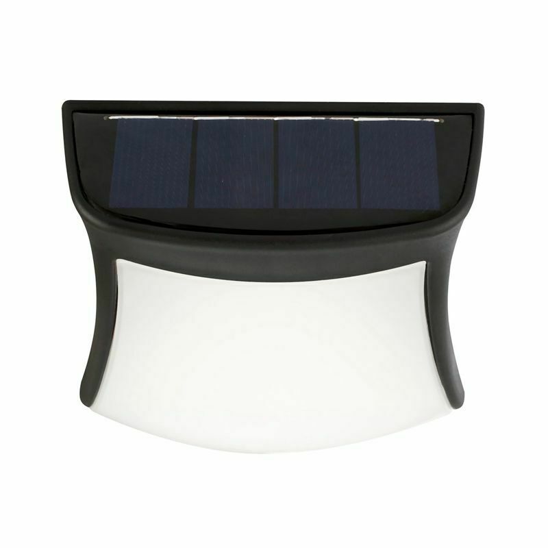 3 LED Solar Powered Outdoor Garden Gutter Fence Wall Light Security Night L