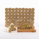 54pcs Moxa Cone Smokeless Pure Moxa Rolls 3 Year Moxa Stick for Heating MasS Ew