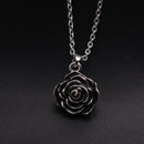 Black Rose Heart Cremation Urn Necklace for Ashes Urn Jewelry Memorial Pend3 Kw