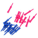 40 Pack Mixed Colors 4-size Plastic Castle Step Golf Tees Training Accessories