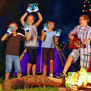 Colorful Led Gloves Skeleton Flashing Light Up For Kids Teenager Children N O2B3