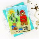 DIY Color Bear Album Embossing Clear Silicone Stamp Seal for Christmas (B) A