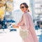 Women Crossbody Bag Woven Bucket Mobile Coin Purse Messenger Oval Shoulder Bags