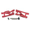 6 Pieces 1:14 RC Car Truck Parts Steering Hub Kit Fits WLtoys 144001 Car Red