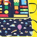 Toddlers Busy Board Learning to Dress Travel Educational Toys Birthday Gifts