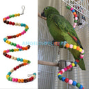 Pet Bird Parrot Swing Toys Cage Hanging Chew Bite Parakeet Cockatiel Cockatoo