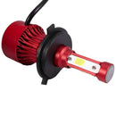 H4 Hb2 9003 2200W 330000Lm 4-Side Led Headlight Kit Hi/Lo Power Bulbs 6000K