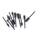 10pcs Rotary Burr Set Wood Carving File Rasp Drill Bit 1/8" Shank Tools Set E+