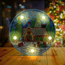 DIY Special Shaped Diamond Painting Xmas Tree Light Embroidery Home Decor