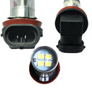 2x H16/ H11 100W High Power Car LED 8000K White Fog Light Lamp Bulbs